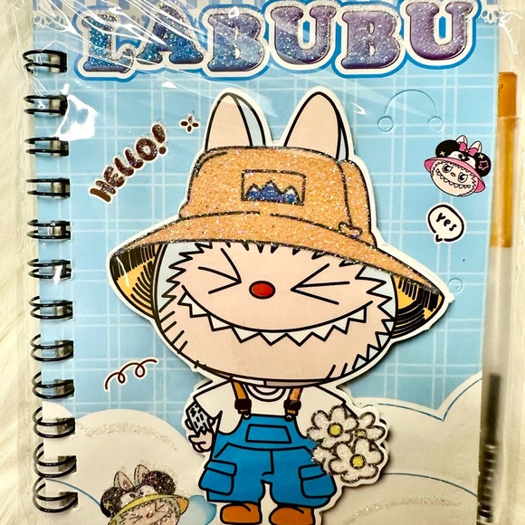 Bundle of 10 Kids Spiral Notebooks - Pink, Blue, Yellow - Picture 2 of 9